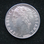 100 лир 1992 год Италия