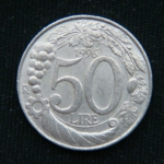 50 лир 1996 год Италия