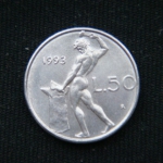 50 лир 1993 год