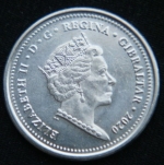 1 фунт 2020 год Гибралтар