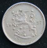 1 марка 1937 год Финляндия