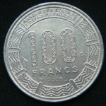 100 франков 2003 год Центральная Африка