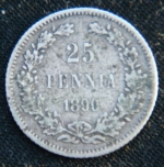 25 пенни 1890 год