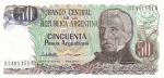 50 песо 1983 год Аргентина