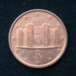 1 евроцент 2015 год