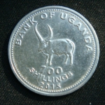 100 шиллингов 2015 год Уганда