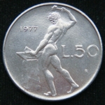 50 лир 1977 год