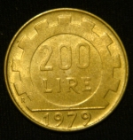 200 лир 1979 год Италия