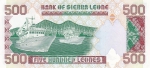 500 леоне 1991 год Сьерра-Леоне