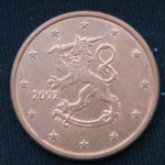 5 евроцентов 2002 год Финляндия