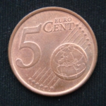 5 евроцентов 2001 год Финляндия