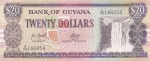20 долларов Гайана 1993 год