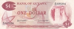 1 доллар 1966 года Гайана