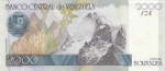 2000 боливаров 1998 год