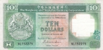 10 долларов 1987 год Гонконг