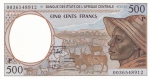 500 франков 2000 год ЦАР