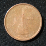 2 евроцента 2002 год  Италия