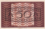 50 геллеров 1929 год Австрия Нотгельд